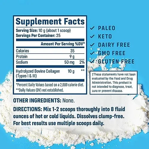 NativePath Collagen Peptides Protein - Hydrolyzed Type 1 & 3 Collagen Powder for Skin NativePath Au supplements