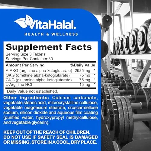 VitaHalal Nitric Oxide Supplement - Powerful Nitric Oxide Booster for Men to Support Blood VitaHalal Au supplements