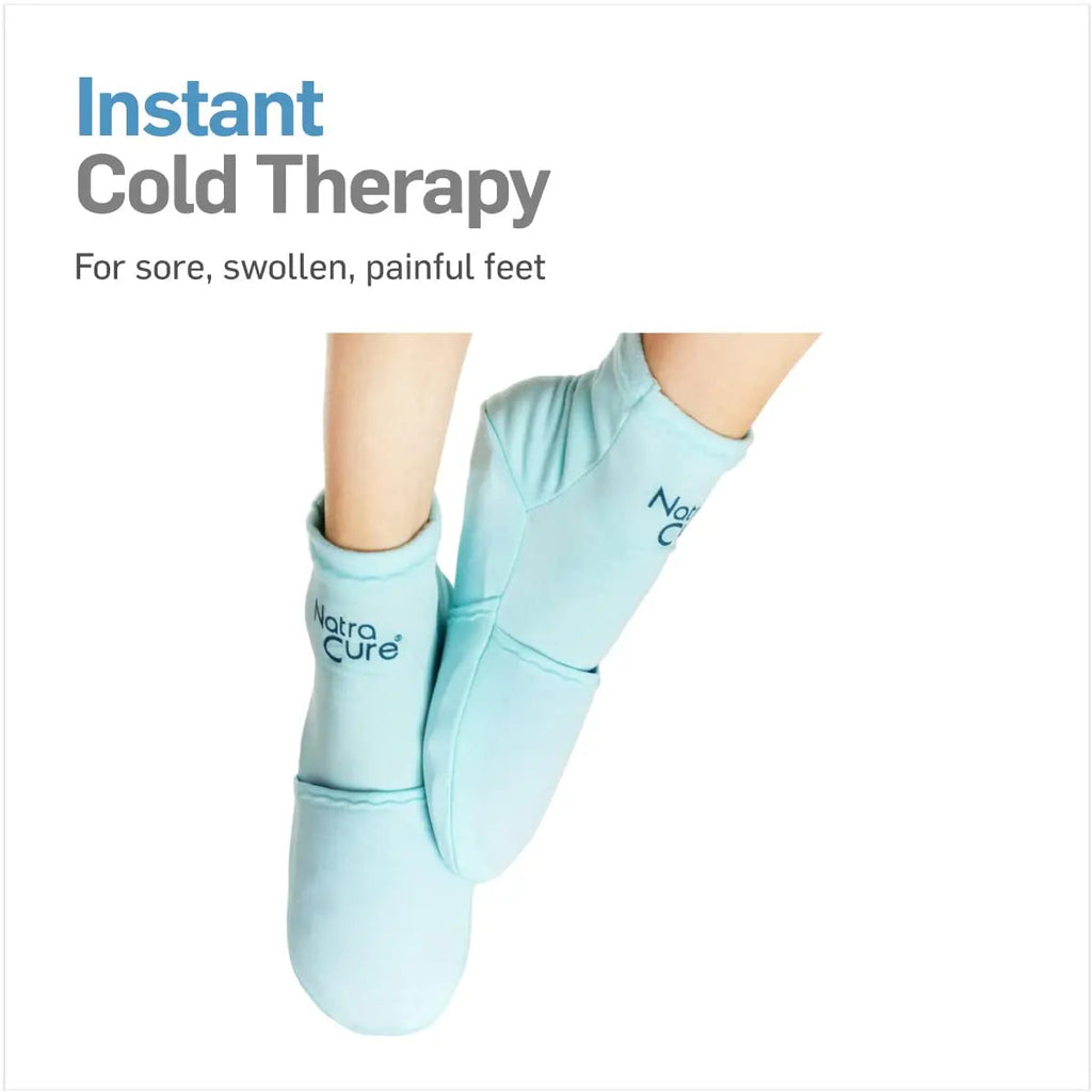 NatraCure Cold Therapy Socks - Reusable Gel Ice Frozen Slippers for Feet NatraCure Au supplements