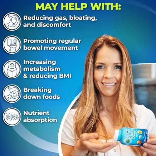 Probiotics with Digestive Enzymes and Prebiotic for Women and Men - 3-In-1 Vegan Probiotic SUPPLEMENTS STUDIO Au supplements