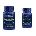 Life Extension Two-Per-Day 120 Tablet Multi-Vitamin & 60 Capsule Optimized Ashwagandha Stress Relief Supplement Bundle Life Extension Au supplements