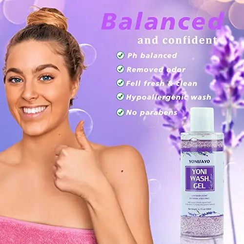 Yoni Wash Yoni Oil Yoni Soap Set, 5.29oz Yoni Soap Bar, 2 * 30ml Feminine Oil, 6.7 fl.oz Feminine Wash yonisayo Au supplements