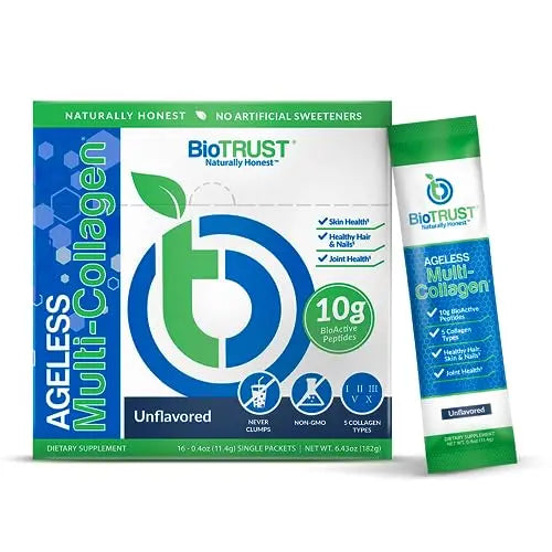 BioTrust Ageless Multi Collagen Protein Powder– 5 Collagen Types (I, II, III, V, X) BioTrust Au supplements