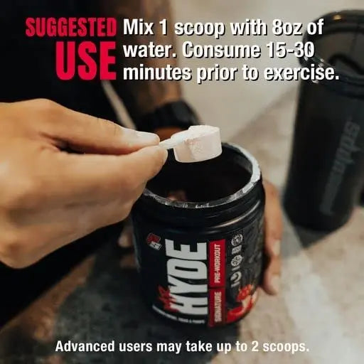 PROSUPPS Mr. Hyde Signature Pre Workout with Creatine, Beta Alanine, TeaCrine PROSUPPS Au supplements