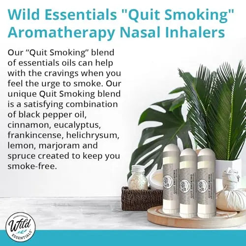 Wild Essentials 3 Pack of Quit Smoking Aromatherapy Nasal Inhalers Made mEssentials Au supplements