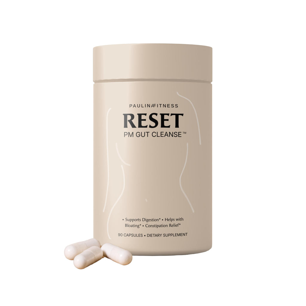 Paulina FITNESS Reset Overnight Digestive Aid, Bloating Relief, & Gut Health Supplement | Natural Detox & Digestive Cleanse to Support Weight Management