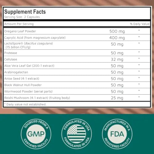 SACRALMOON Candida Cleanse - 8 Cleansing Ingredients for Digestive Support and Feminine Care SACRALMOON Au supplements