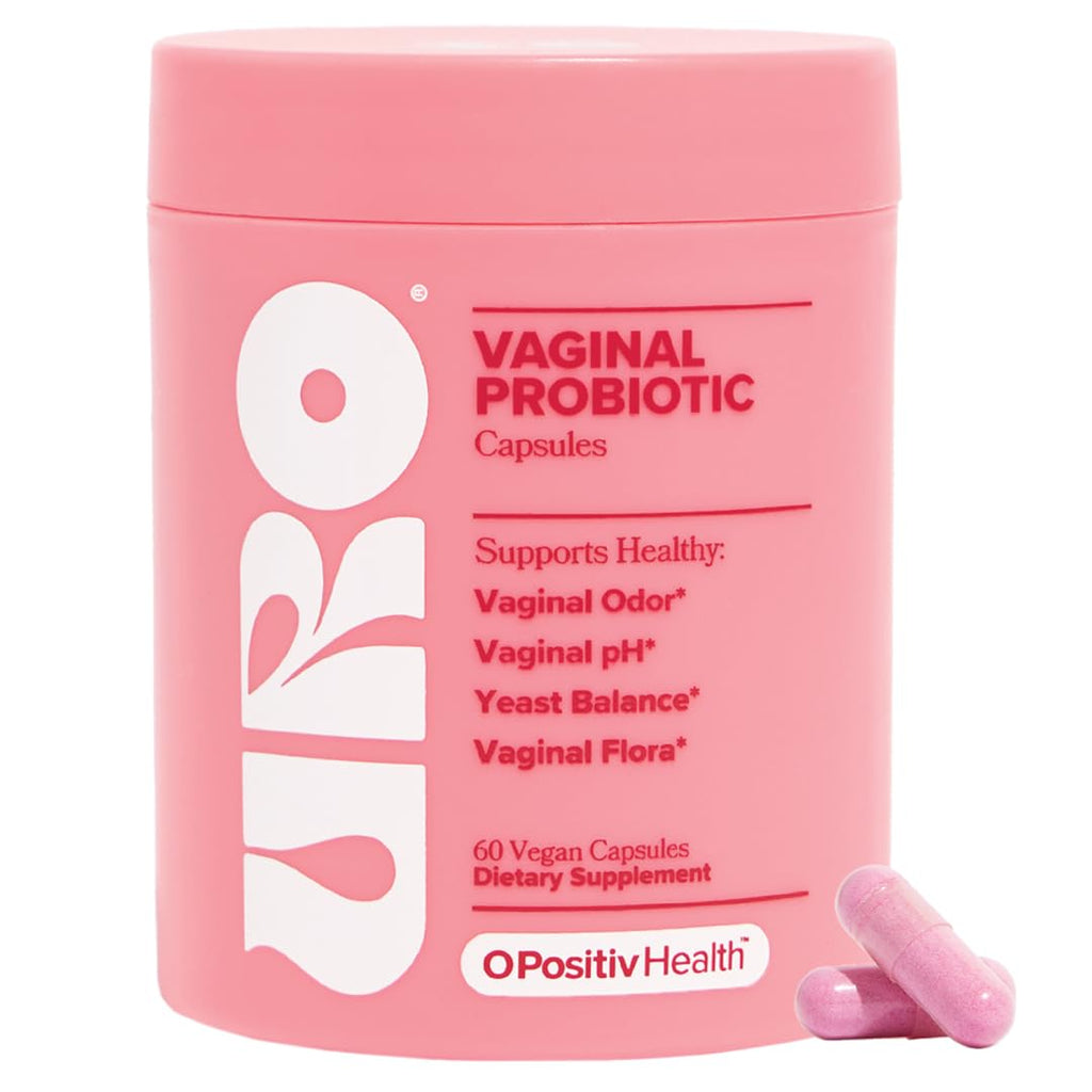 O Positiv URO Vaginal Probiotics for Women pH Balance with Prebiotics & Lactobacillus – Vaginal Health Supplement – Promote Healthy Vaginal Odor & Flora, 60 Count (Pack of 1), 1 Month Supply O Positiv Au supplements