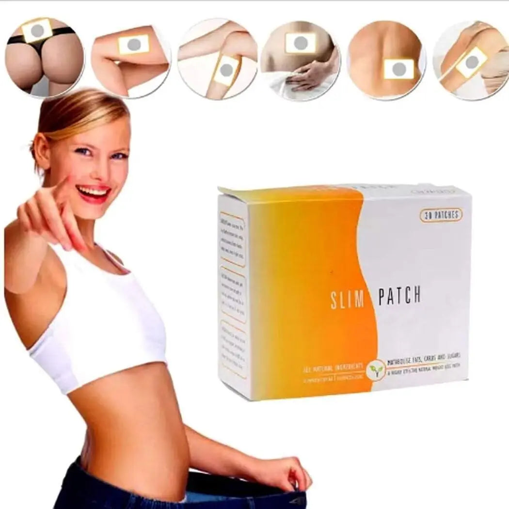 100 Pack_Effective_Ancient_Belly_Pellet_Slim_Patches_Magnet_Navel_Sticker_100%_Natural Msupps.com Au supplements