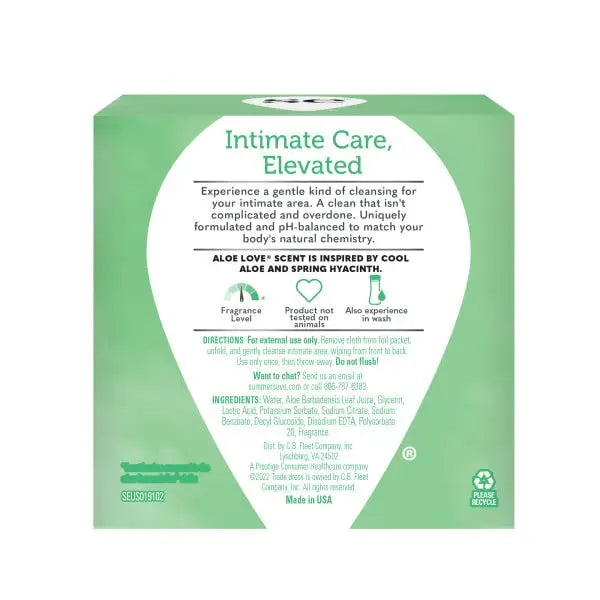 Summers Eve Cleansing Cloths 16 Count Aloe Love (6 Pack) Summer's Eve Au supplements
