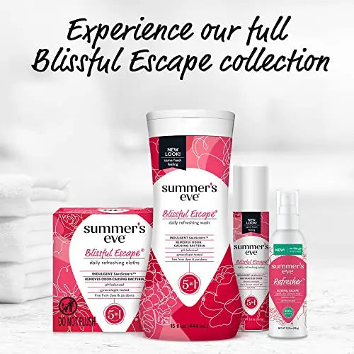 Summer's Eve Refresher Mist, Feminine Spray Reduces Odor, Blissful Escape, Body Spray for Women Summer's Eve Au supplements