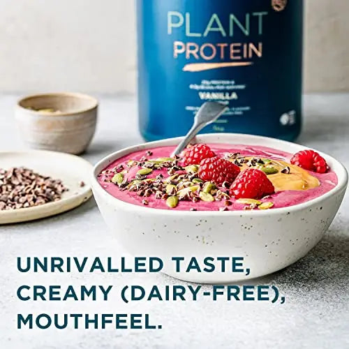 Kinetica Vanilla Flavour Plant Protein 1kg | Blend of Pea and Rice Protein | Vegan Kinetica Au supplements