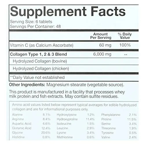 YOUTHEORY Collagen - Advanced Formula 290 Tablets YouTheory Au supplements