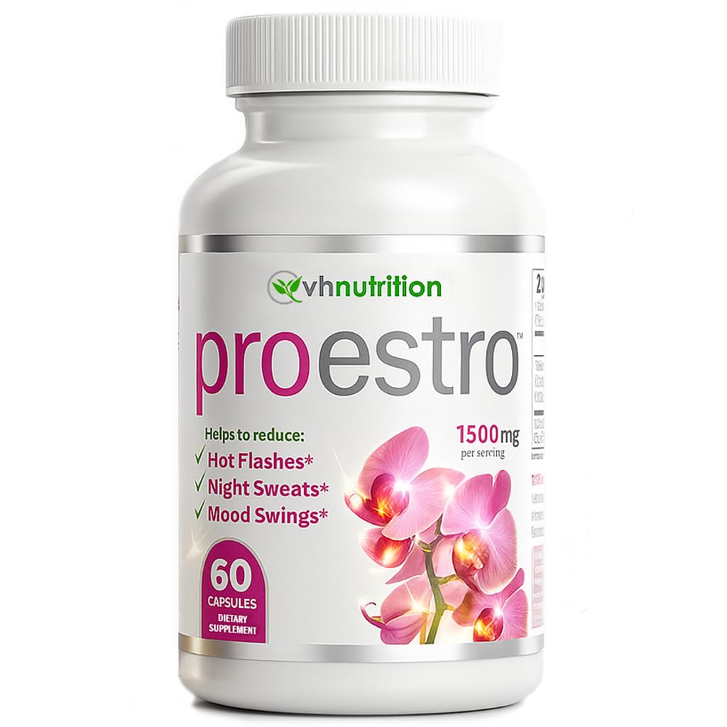VH Nutrition PROESTRO | Estrogen Support* Supplement for Women | Extra Strength Hormone Balance* for Her | 60 Capsules in Easy to Swallow Pills VH Nutrition Au supplements