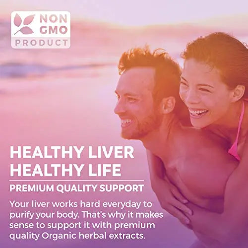 Organic Liver Cleanse Detox & Repair (Vegan, Non-GMO) Milk Thistle Extract (80% Silymarin) PURE CO Au supplements