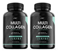 Multi Collagen Protein Capsules - Types I, II, III, V & X - Wild Caught Marine, Grass Fed Bovine, Eggshell & Free-Range Chicken Collagen Powder Revive Naturals Au supplements
