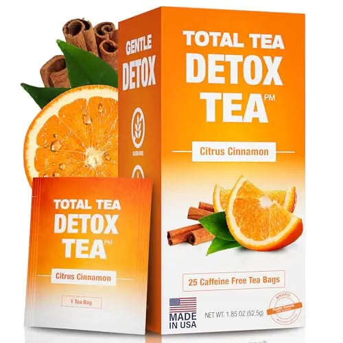Total Tea SIimming Detox Tea Caffeine Free - 25 Day Detox Tea - Herbal Tea Total Tea Au supplements