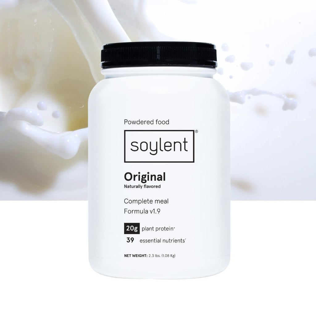 Soylent Complete Nutrition Gluten-Free Vegan Protein Meal Replacement Powder, Original, 36.8 Oz
