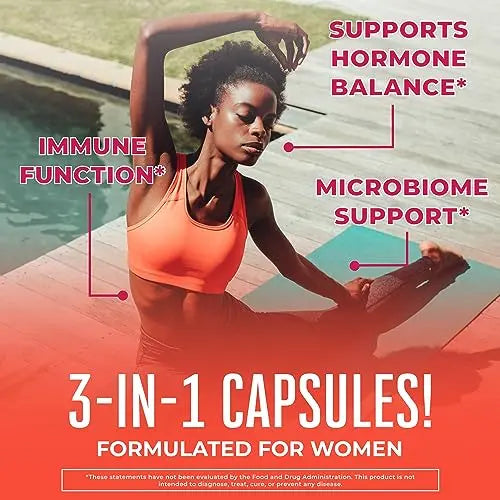 MaryRuth's 3-in-1 Daily Health Probiotics for Women | Clinically Tested | Hormone Support MaryRuth Organics Au supplements