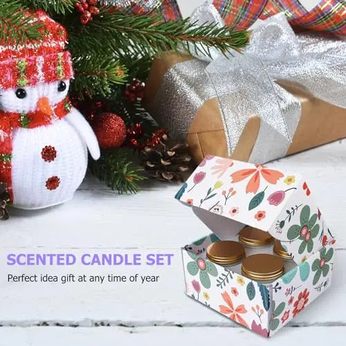 4 Pack Candles for Home Scented, Lavender & Cinnamon Candles Gifts for Women, 28 oz 200H Long zsaltt Au supplements