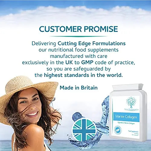 Marine Collagen 600mg 60 Capsules - Highly Bioavailable Naticol® Type 1 swiss bioenergetics Au supplements