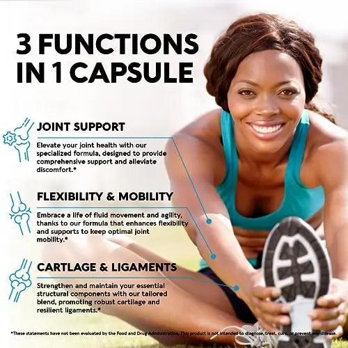 Glucosamine | Chondroitin | MSM | Collagen - 2800 mg Joint Support Supplement NUTRAHARMONY Au supplements
