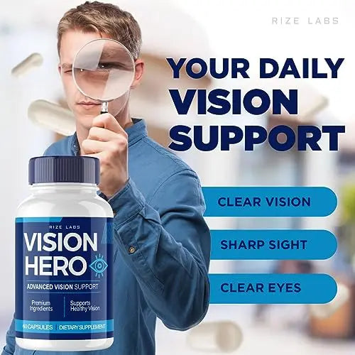 (5 Pack) Vision Hero Capsules - Vision Hero Eye Health Supplement for Healthy rize labs Au supplements