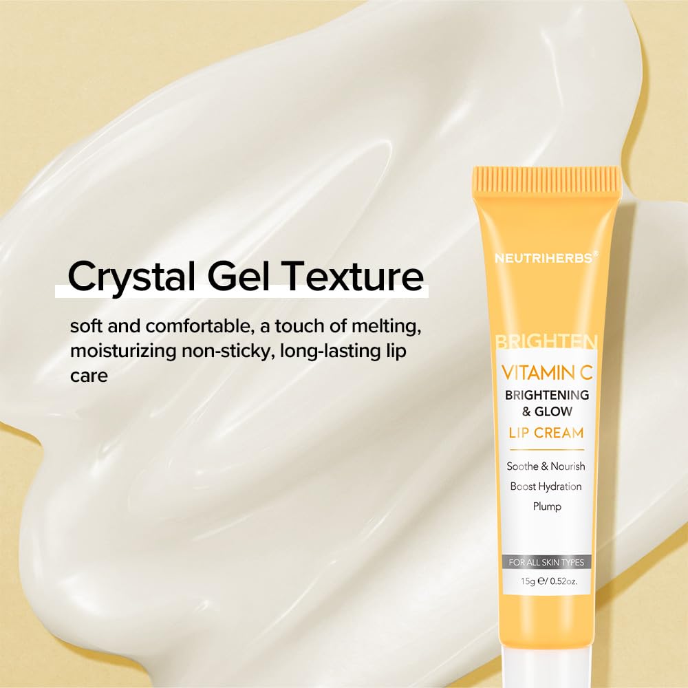 NEUTRIHERBS Lip Cream, Vitamin C Lip Balm to Nourish and Soothes Dry, Cracked Lips