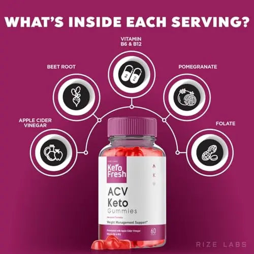 (3 Pack) Keto Fresh ACV Gummies, Keto Fresh ACV Gummies for Advanced Weight Loss rize labs Au supplements