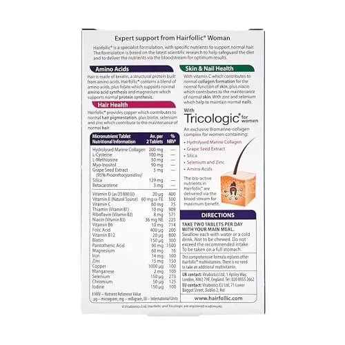 Hairfollic Her 60 Tablets Hairfollic Au supplements