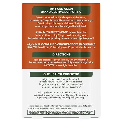 Align Probiotic, Pro Formula, Probiotics for Women and Men, Daily Probiotic Supplement Align Au supplements