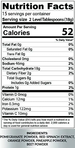 Nutrigardens Spin Boost Nitric Oxide Red Spinach Nitrate Pre-Workout Powder Concentrated Nutrigardens Au supplements