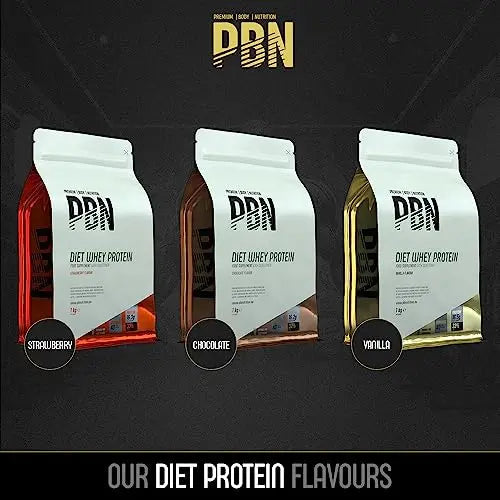 PBN - Premium Body Nutrition Diet Whey Strawberry 1kg Pouch Premium Body Nutrition Au supplements