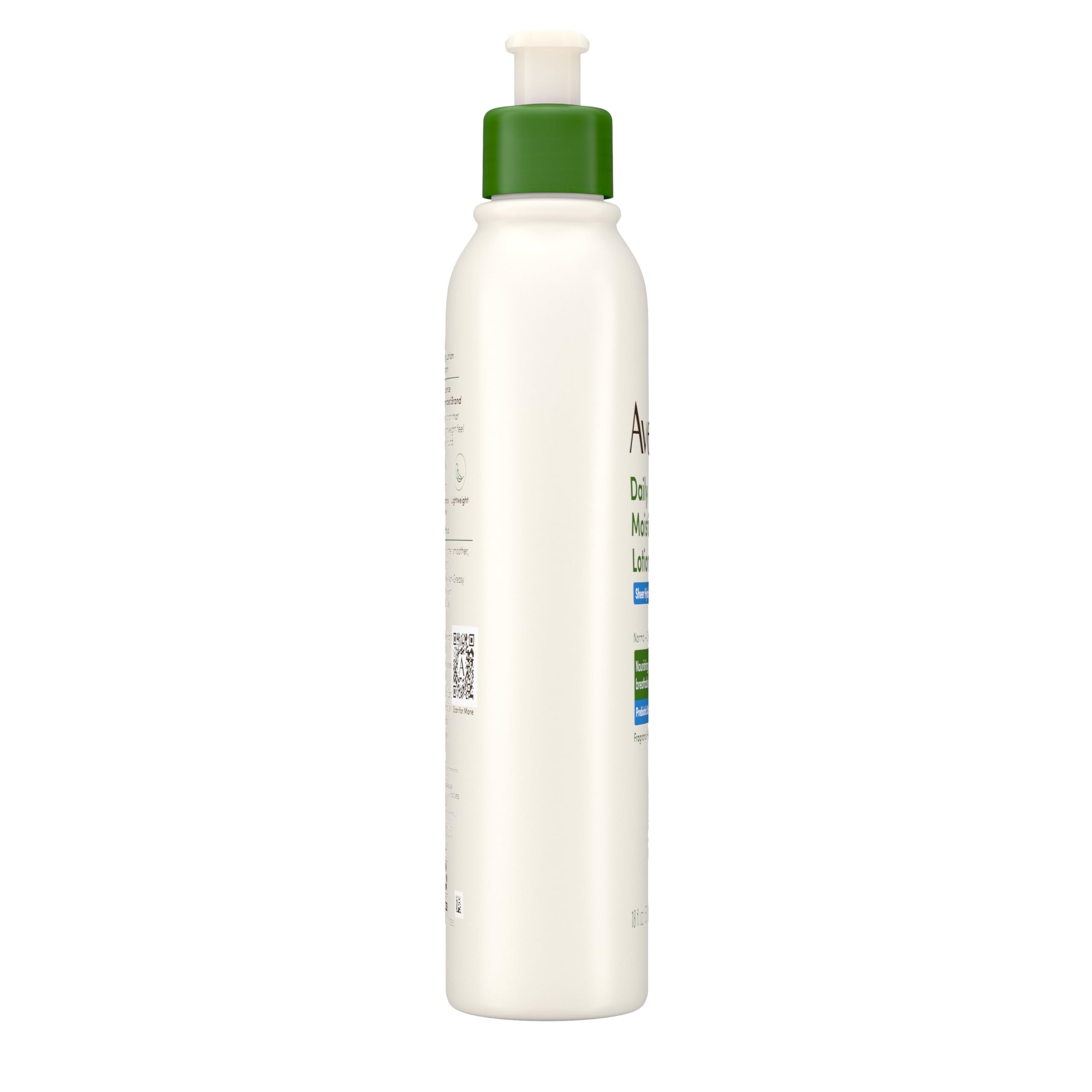 Aveeno Sheer Hydration Fragrance-Free Daily Moisturizing Lotion with Prebiotic Oat for Dry Skin, Lightweight