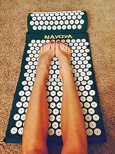 NAYOYA Neck and Back Pain Relief - Acupressure Mat and Neck Pillow Set - Relieves Stress and Sciatic Pain NAYOYA Au supplements