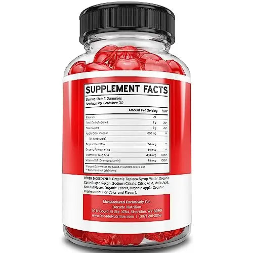 KETO ACV Gummies for Weight Management Support (1000mg Per Serving) DORADO NUTRITION Au supplements