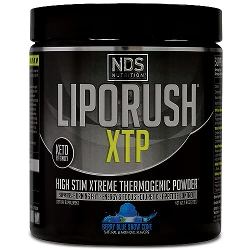 LIPORUSH NDS Nutrition XTP Thermogenic Fat Burner with L-Carnitine - Energy, Focus LIPORUSH Au supplements