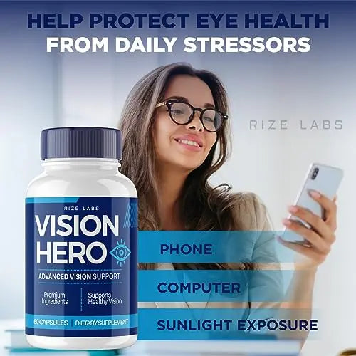 (5 Pack) Vision Hero Capsules - Vision Hero Eye Health Supplement for Healthy rize labs Au supplements