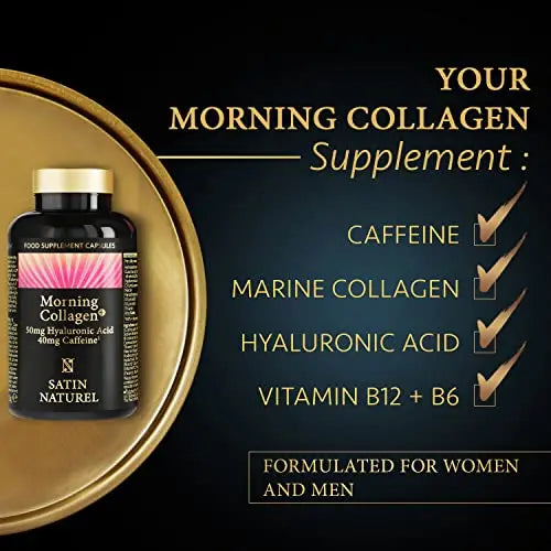 Marine Collagen - 60 Capsules of Type 1 Hydrolysed Marine Collagen SatinNaturel Au supplements