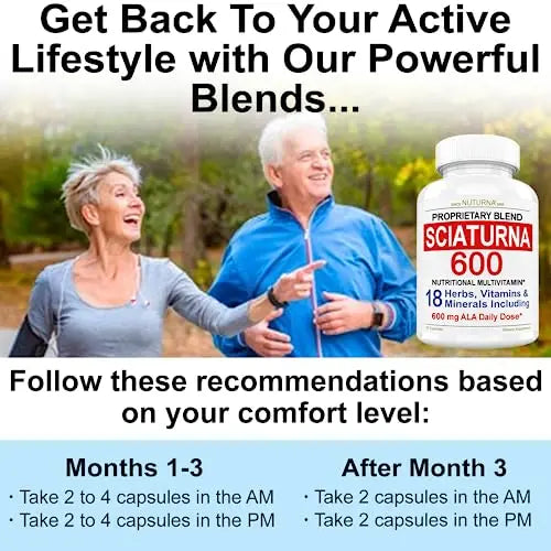 Sciatica Supplement with 600 mg Alpha Lipoic Acid - Sciatic Nerve Support Nuturna Au supplements