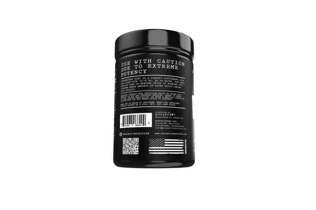 Project #1 AMP-NOX: Pre & Post Workout Powder to Boost Focus & Pump | Energizing Project #1 Au supplements