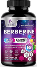 Berberine Supplement 1200mg per Serving - High Absorption Heart Health Support Nature's Nutrition Au supplements