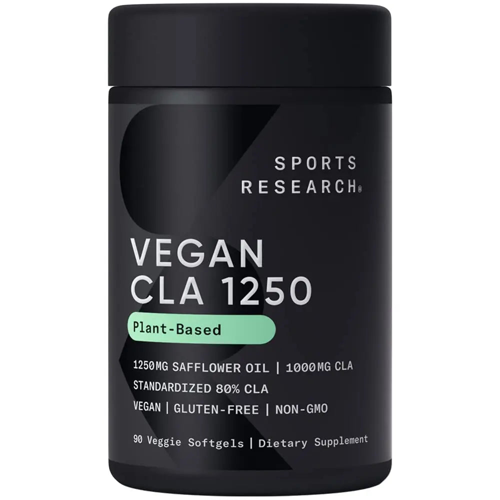 Sports Research Vegan CLA - 1250mg with Active Conjugated Linoleic Acid for Men Sports Research Au supplements