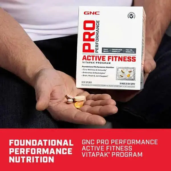 GNC Pro Performance Active Fitness Vitapak Program | 30 Servings GNC Au supplements