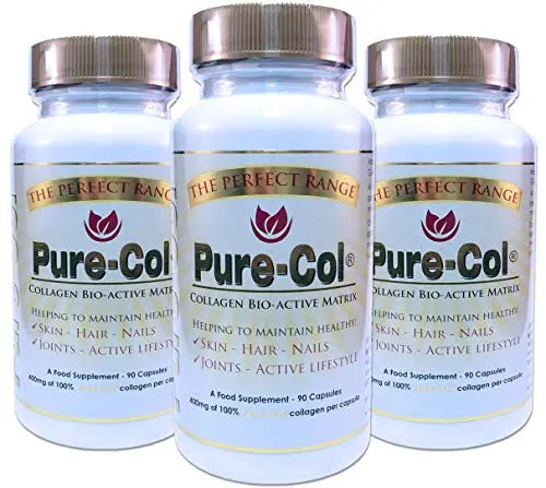 Pure-Col Pure Collagen Bio-Active Matrix Capsules The Perfect Range Au supplements
