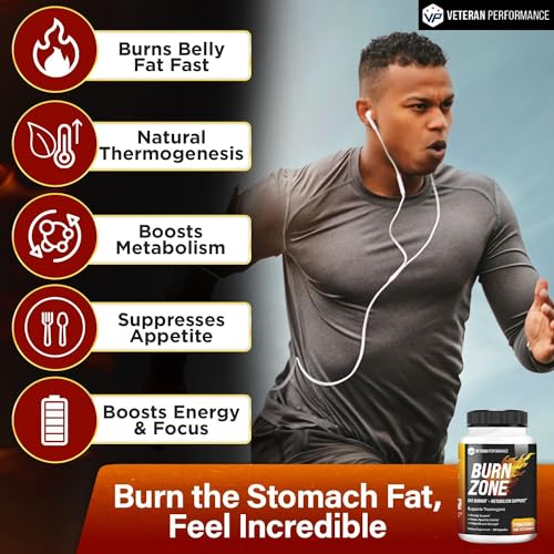 Veteran Performance Burn Zone Thermogenic Fat Burner – Metabolism Booster Appetite Veteran Performance Au supplements